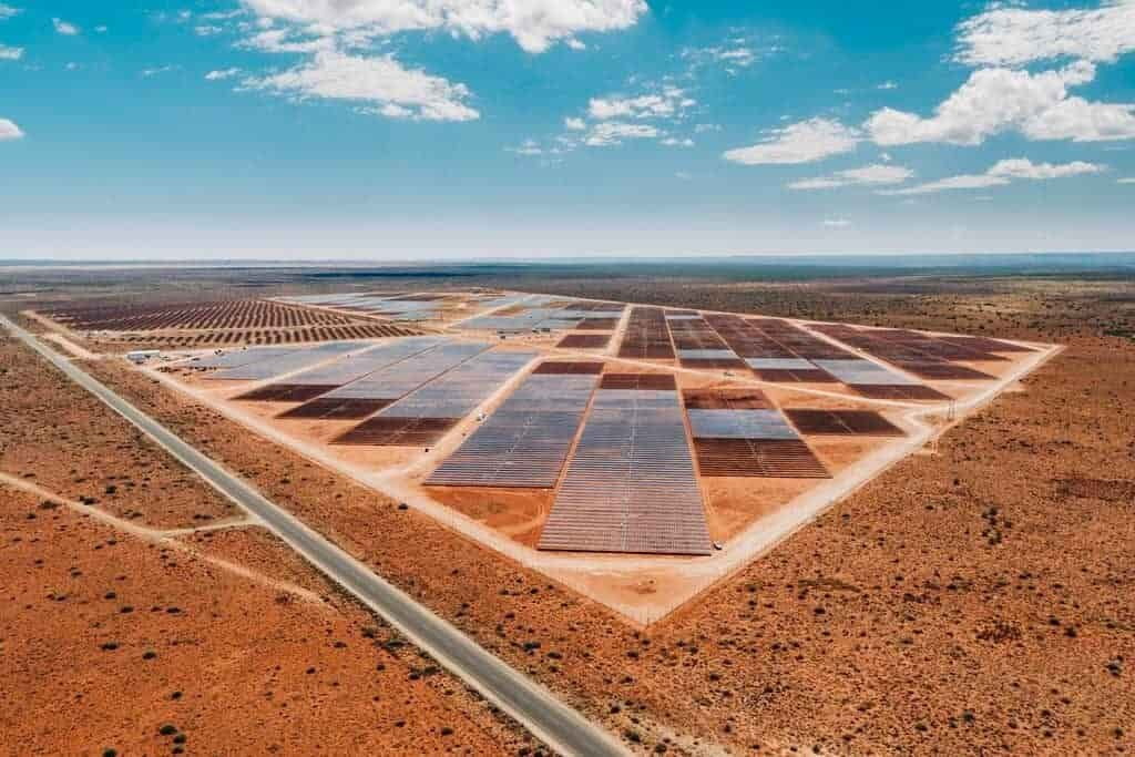Boikanyo 62.4 MWac solar PV plant at Greefspan, Northern Cape