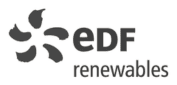 EDF Renewables logo, owner of the Mooiplaats and Avondale solar PV plants