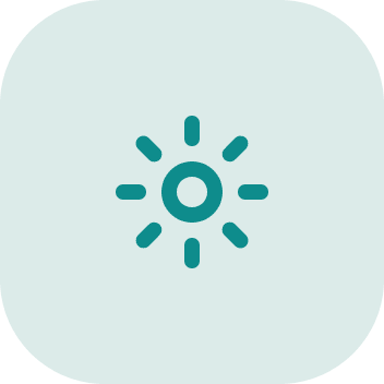 Optimal solar system performance icon