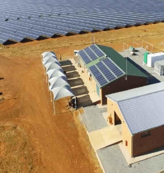 Jasper 79.5 MWac solar PV plant near Kimberley, Northern Cape