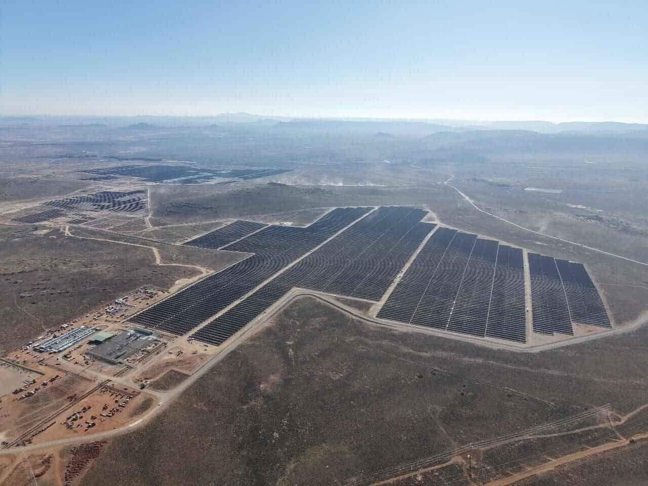 Mooiplaats 240 MWac solar PV plant near Noupoort, Northern Cape
